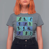 Skiing T Shirt For Women for Skiers Wintersport Ski Snowboard - Wonder Print Shop