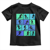 Skiing Toddler T Shirt for Skiers Wintersport Ski Snowboard