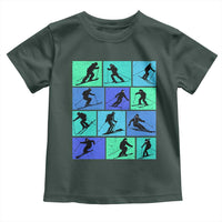 Skiing Toddler T Shirt for Skiers Wintersport Ski Snowboard