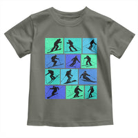 Skiing Toddler T Shirt for Skiers Wintersport Ski Snowboard