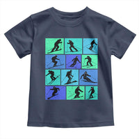 Skiing Toddler T Shirt for Skiers Wintersport Ski Snowboard