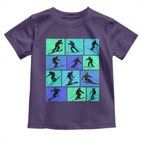 Skiing Toddler T Shirt for Skiers Wintersport Ski Snowboard