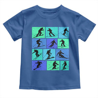 Skiing Toddler T Shirt for Skiers Wintersport Ski Snowboard