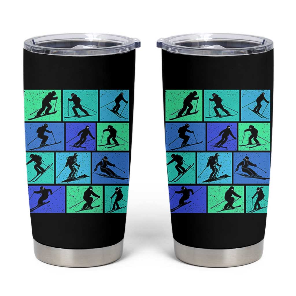 Skiing Tumbler Cup for Skiers Wintersport Ski Snowboard