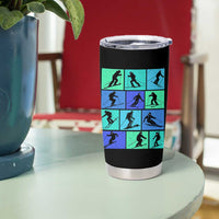 Skiing Tumbler Cup for Skiers Wintersport Ski Snowboard