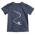 Skiing Toddler T Shirt Skier With Tracks In Deep Powder Snow Freeride Gift