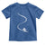 Skiing Toddler T Shirt Skier With Tracks In Deep Powder Snow Freeride Gift