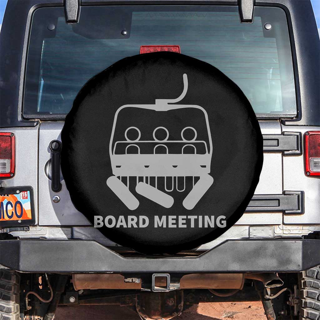 Funny Skiing Spare Tire Cover Snowboard Meeting Gift