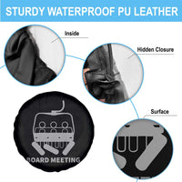 Funny Skiing Spare Tire Cover Snowboard Meeting Gift