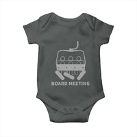 Funny Skiing Baby Onesie Snowboard Meeting Gift