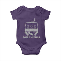 Funny Skiing Baby Onesie Snowboard Meeting Gift