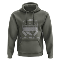 Funny Skiing Hoodie Snowboard Meeting Gift