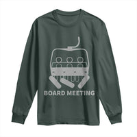 Funny Skiing Long Sleeve Shirt Snowboard Meeting Gift