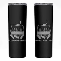 Funny Skiing Skinny Tumbler Snowboard Meeting Gift
