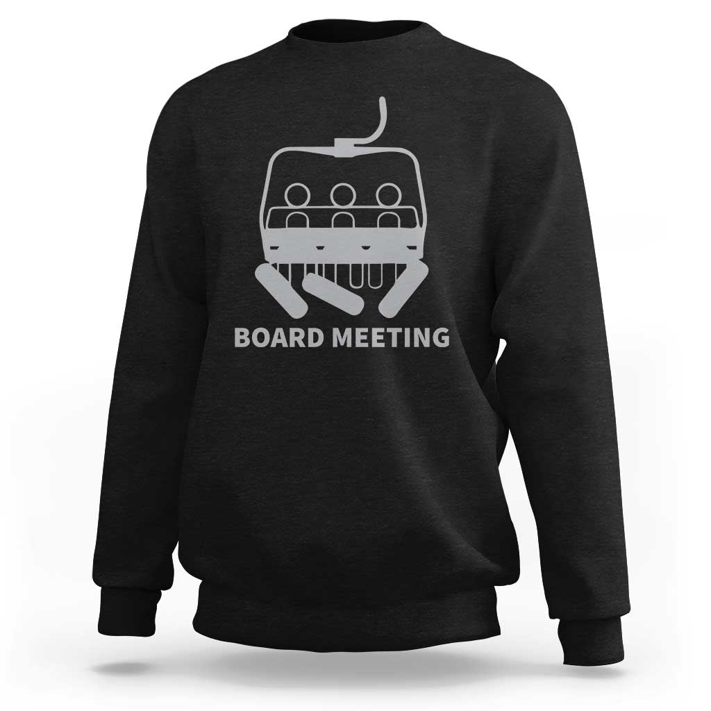Funny Skiing Sweatshirt Snowboard Meeting Gift - Wonder Print Shop