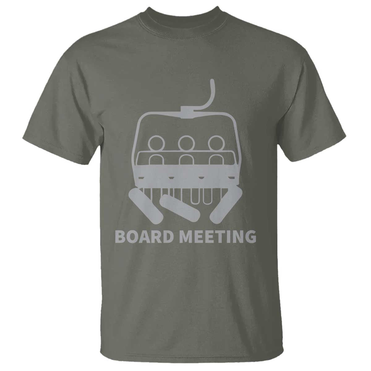 Funny Skiing T Shirt Snowboard Meeting Gift - Wonder Print Shop