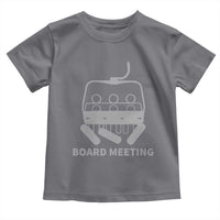 Funny Skiing Toddler T Shirt Snowboard Meeting Gift