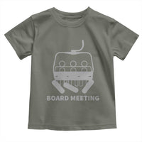 Funny Skiing Toddler T Shirt Snowboard Meeting Gift