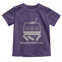 Funny Skiing Toddler T Shirt Snowboard Meeting Gift