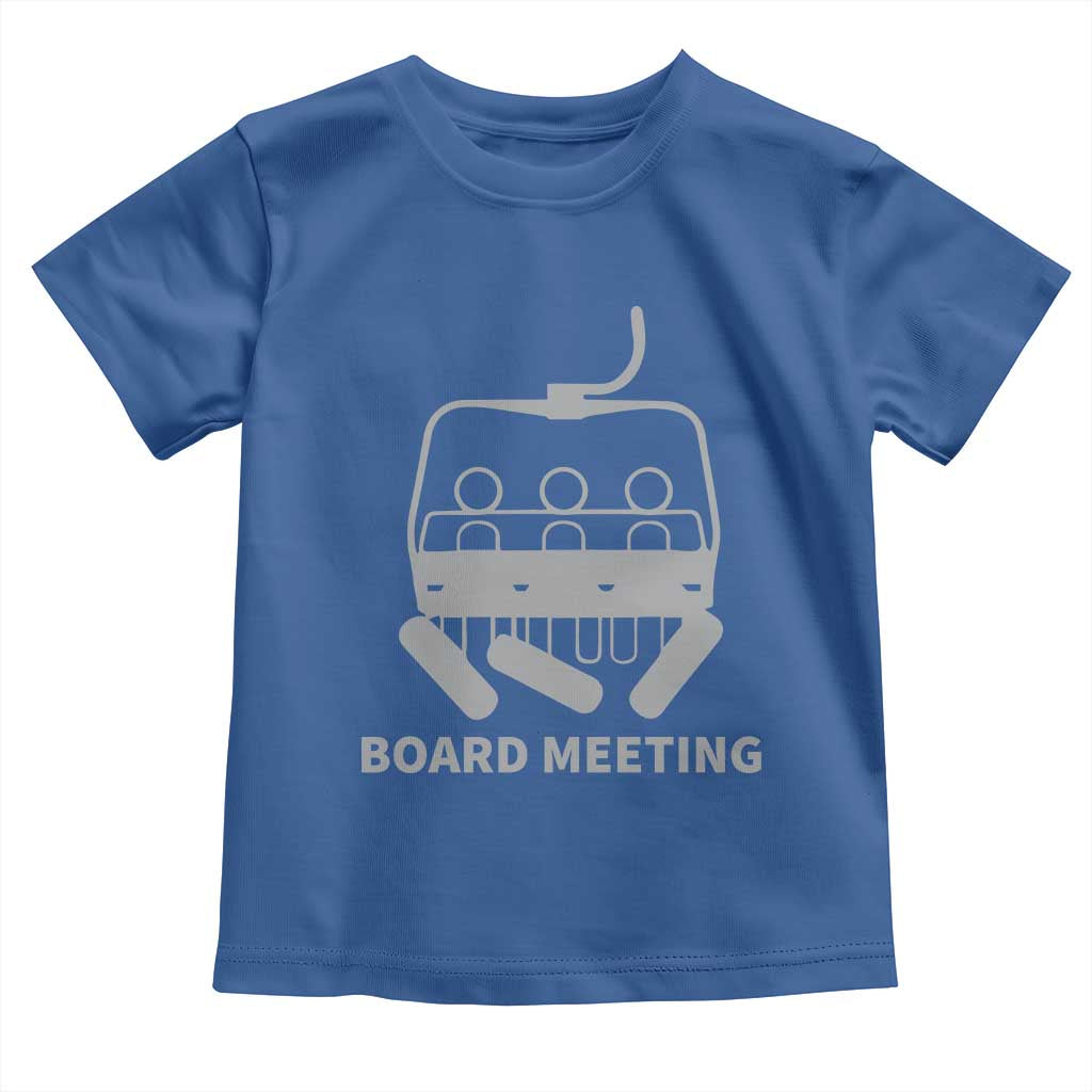 Funny Skiing Toddler T Shirt Snowboard Meeting Gift