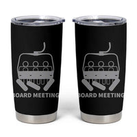Funny Skiing Tumbler Cup Snowboard Meeting Gift