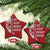 Ice Hockey Player Christmas Ornament Funny Eat Sleep Hockey Repeat Sport Fan - Wonder Print Shop
