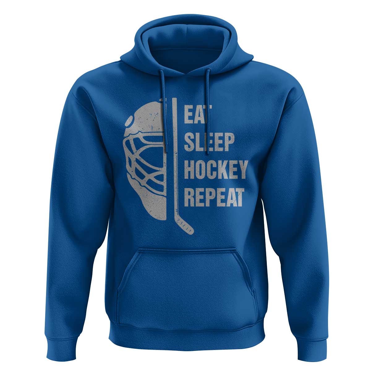 Ice Hockey Player Hoodie Funny Eat Sleep Hockey Repeat Sport Fan - Wonder Print Shop