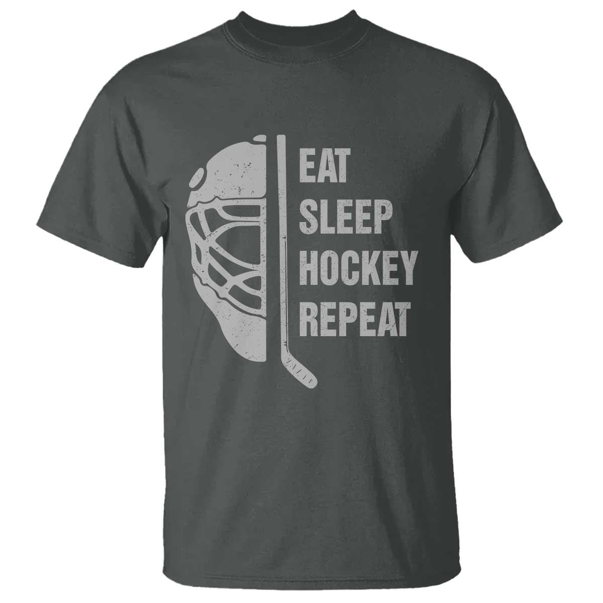 Ice Hockey Player T Shirt Funny Eat Sleep Hockey Repeat Sport Fan - Wonder Print Shop