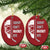 Ice Hockey Player Christmas Ornament Retro Sorry Cant Hockey Bye - Wonder Print Shop