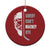 Ice Hockey Player Christmas Ornament Retro Sorry Cant Hockey Bye - Wonder Print Shop