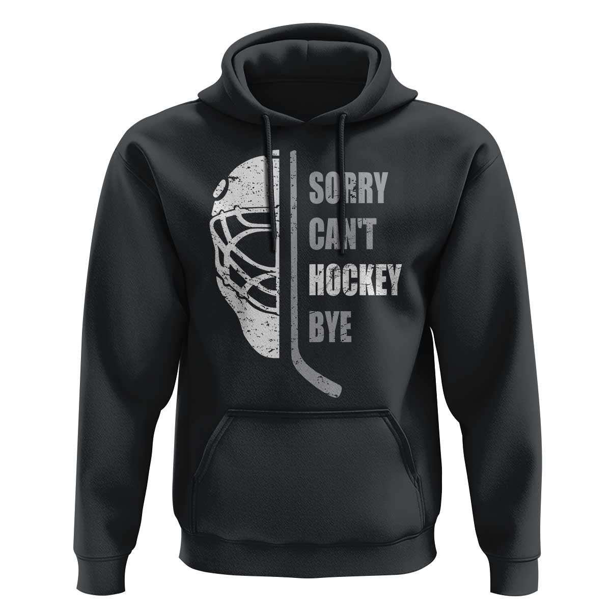 Ice Hockey Player Hoodie Retro Sorry Cant Hockey Bye - Wonder Print Shop