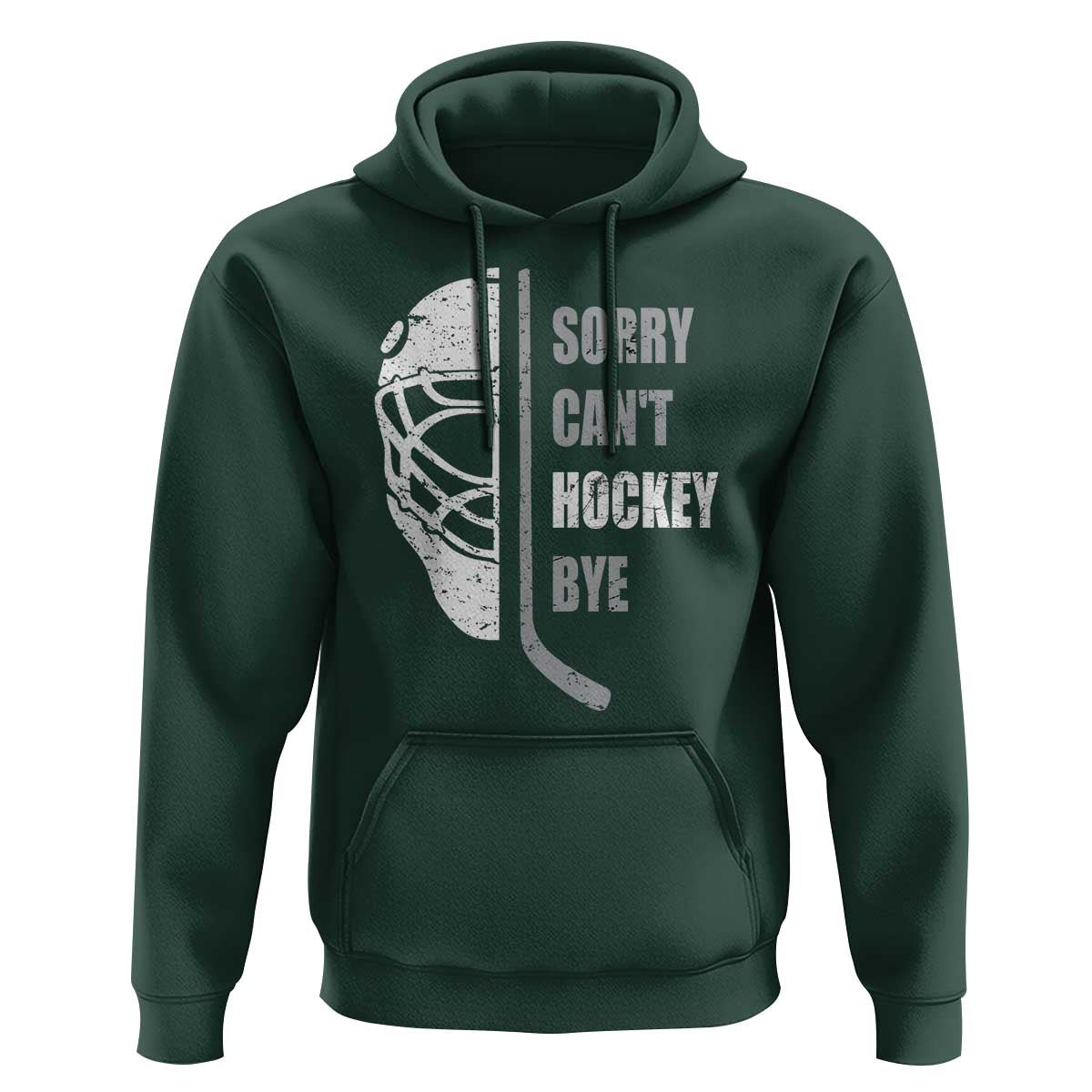 Ice Hockey Player Hoodie Retro Sorry Cant Hockey Bye - Wonder Print Shop