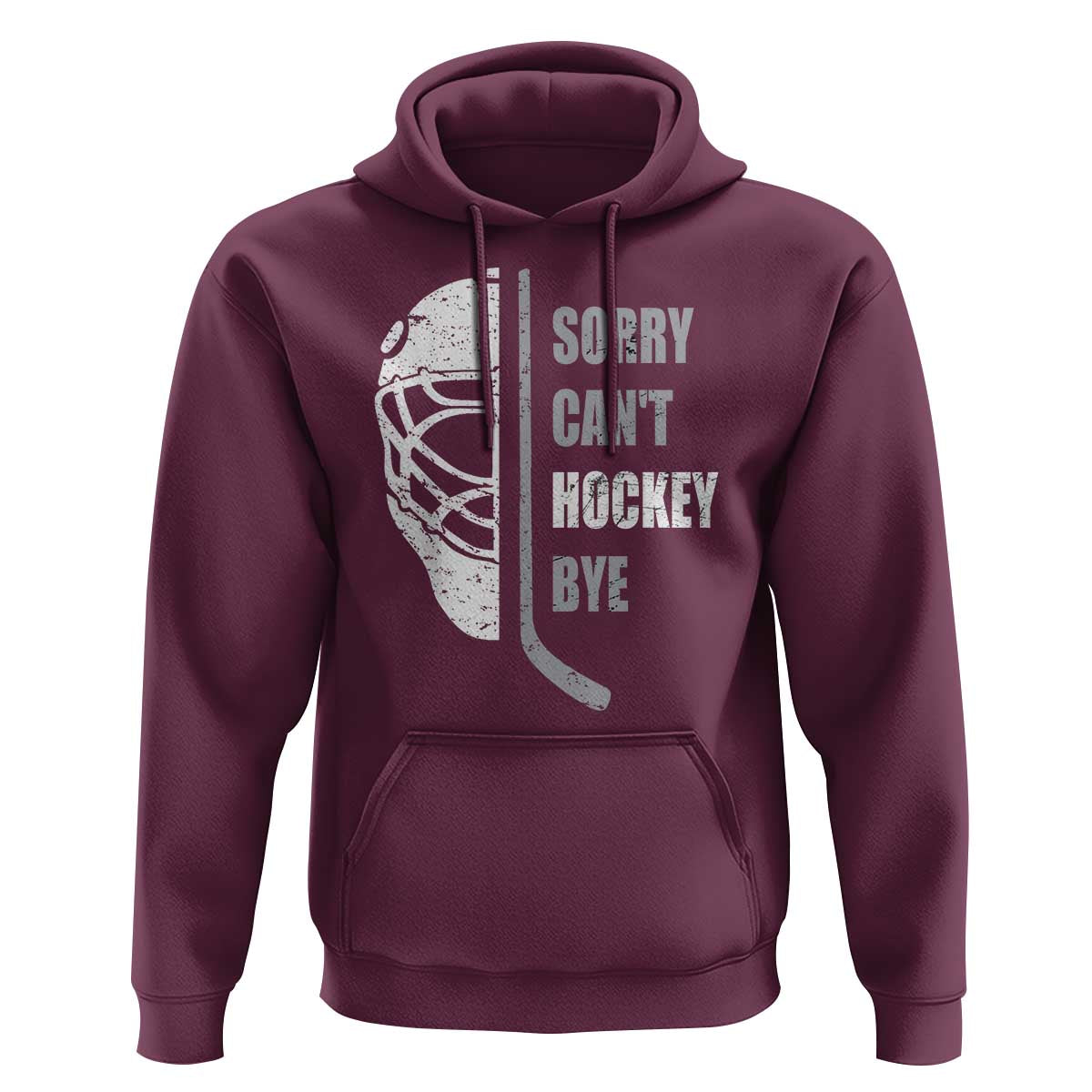 Ice Hockey Player Hoodie Retro Sorry Cant Hockey Bye - Wonder Print Shop