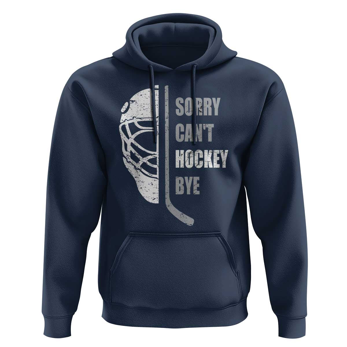 Ice Hockey Player Hoodie Retro Sorry Cant Hockey Bye - Wonder Print Shop