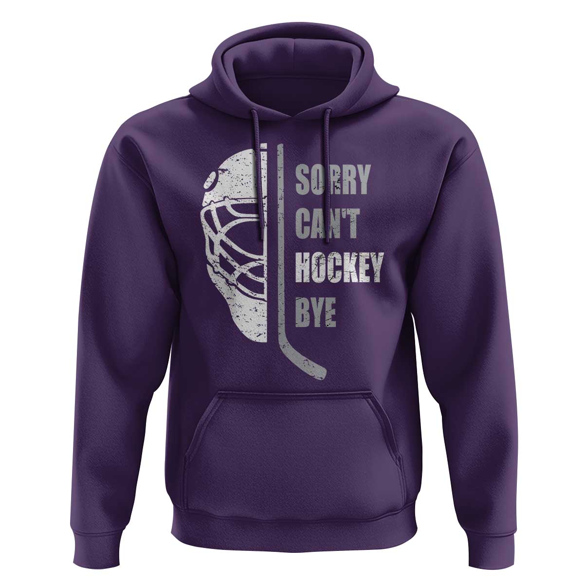 Ice Hockey Player Hoodie Retro Sorry Cant Hockey Bye - Wonder Print Shop