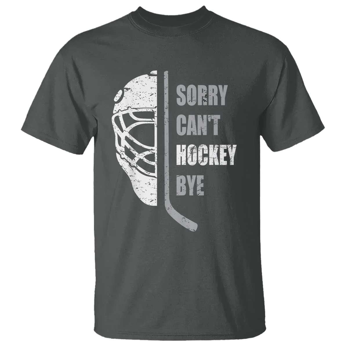 Ice Hockey Player T Shirt Retro Sorry Cant Hockey Bye - Wonder Print Shop