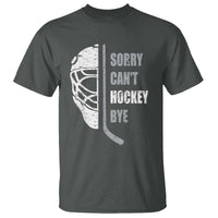 Ice Hockey Player T Shirt Retro Sorry Cant Hockey Bye - Wonder Print Shop