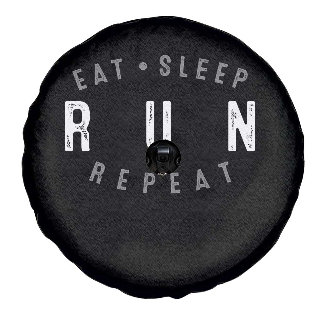 Eat Sleep Run Repeat Spare Tire Cover Marathon Runner