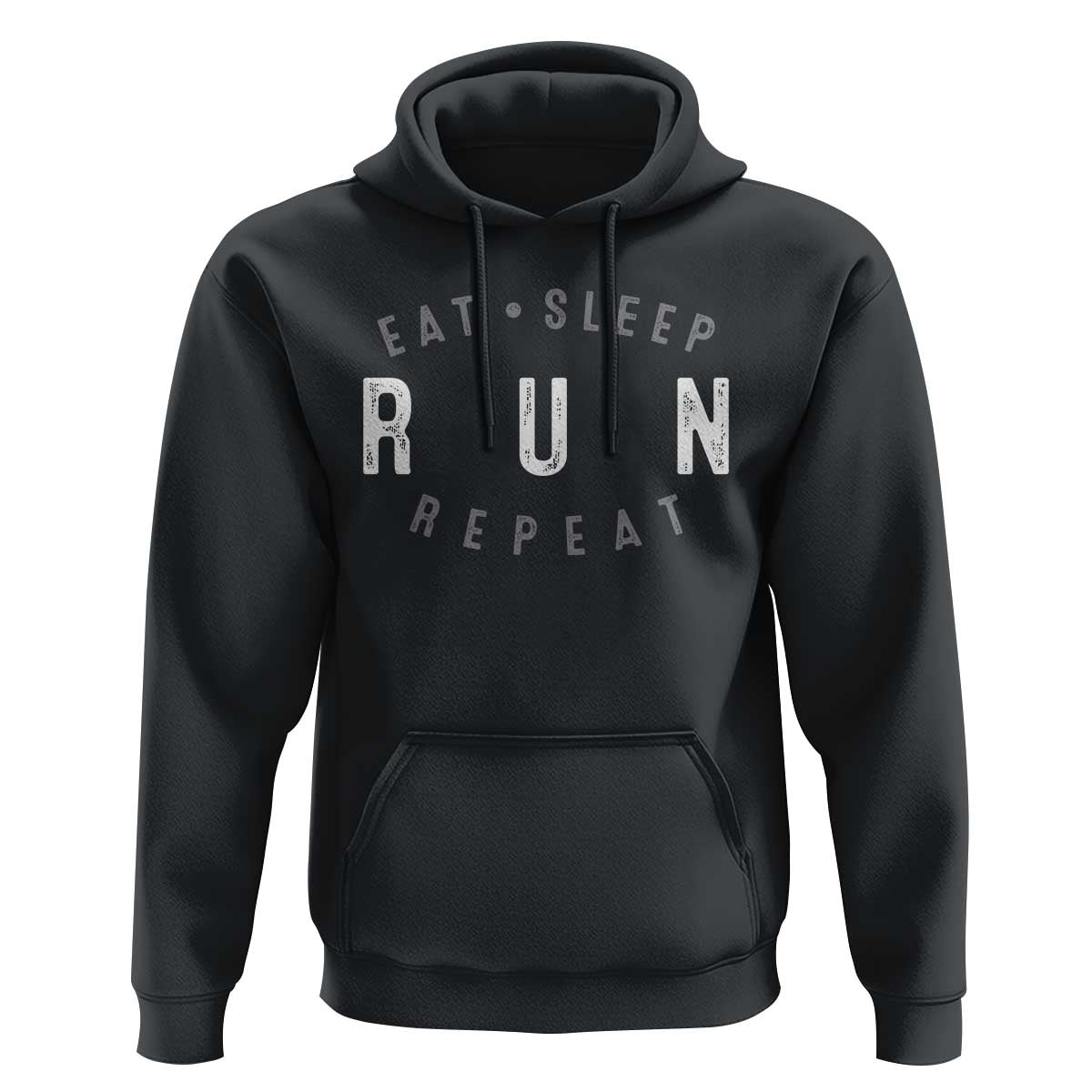 Eat Sleep Run Repeat Hoodie Marathon Runner