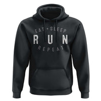 Eat Sleep Run Repeat Hoodie Marathon Runner