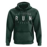 Eat Sleep Run Repeat Hoodie Marathon Runner
