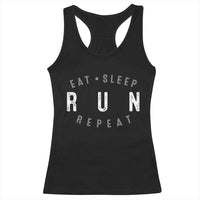 Eat Sleep Run Repeat Racerback Tank Top Marathon Runner
