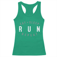 Eat Sleep Run Repeat Racerback Tank Top Marathon Runner