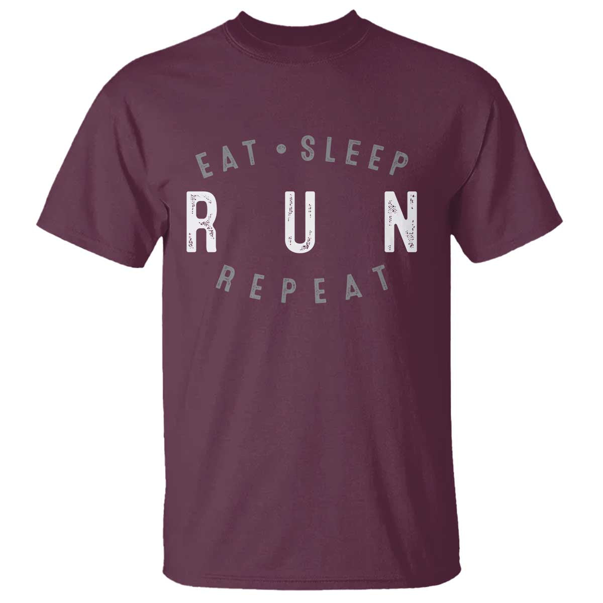 Eat Sleep Run Repeat T Shirt Marathon Runner