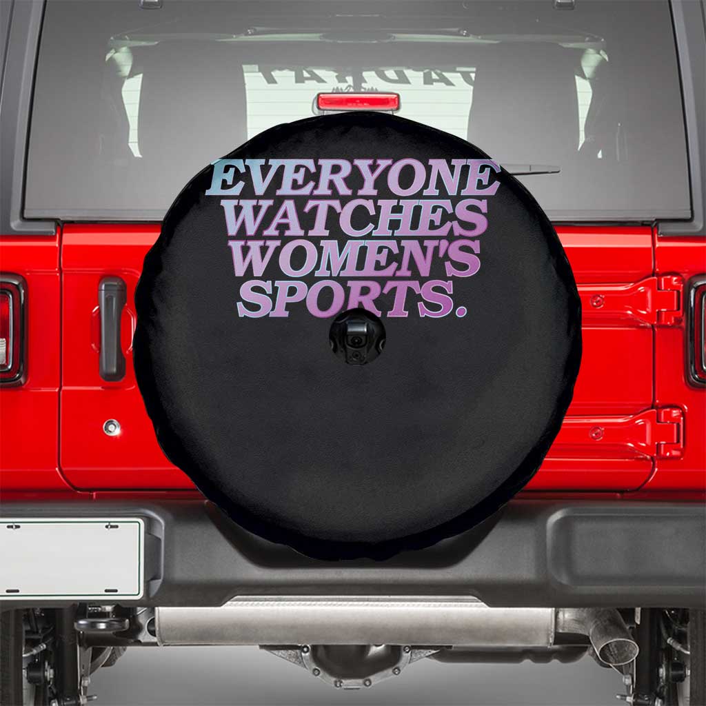 Everyone Watches Womens Sports Spare Tire Cover Feminist Body Positivity Inclusive Equality - Wonder Print Shop