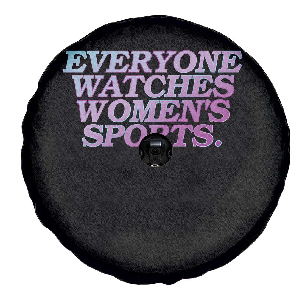 Everyone Watches Womens Sports Spare Tire Cover Feminist Body Positivity Inclusive Equality - Wonder Print Shop