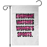 Womens Sports Garden Flag Feminist Body Positivity Inclusive Equality - Wonder Print Shop