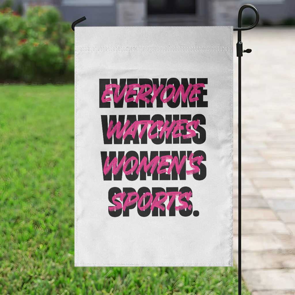Womens Sports Garden Flag Feminist Body Positivity Inclusive Equality - Wonder Print Shop