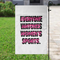 Womens Sports Garden Flag Feminist Body Positivity Inclusive Equality - Wonder Print Shop