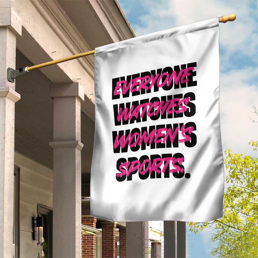 Womens Sports Garden Flag Feminist Body Positivity Inclusive Equality - Wonder Print Shop